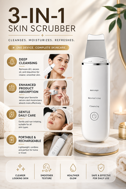 SonicGlow – 3-in-1 Skin Scrubber