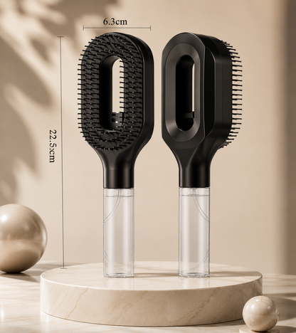 DewBrush – 2-in-1 Misting Detangle & Style Brush