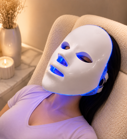 GlowShield – 7-Color LED Facial Light Therapy Mask