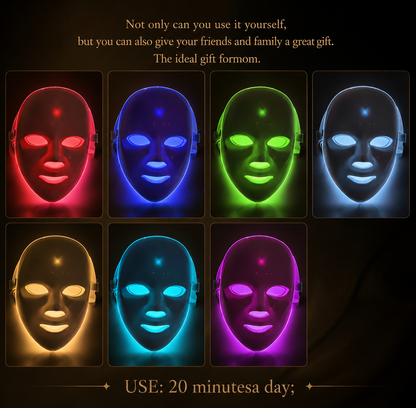 GlowShield – 7-Color LED Facial Light Therapy Mask