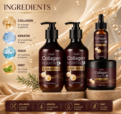 SilkRevive - Key ingredients: Collagen, Keratin, Aqua, Mint