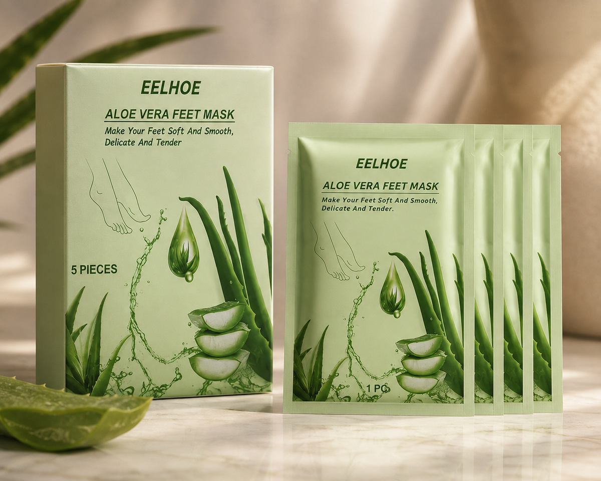 SoleSilk Aloe Vera Foot Mask - Box and sachets