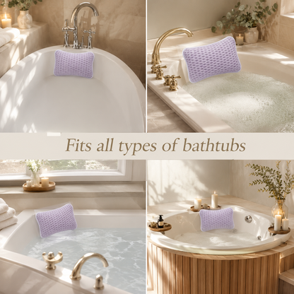 SoakLux Spa Bath Pillow - Fits all bathtubs
