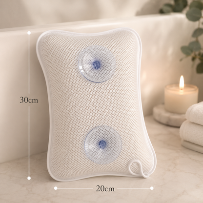 SoakLux Spa Bath Pillow - Dimensions 30x20cm