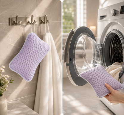 SoakLux Spa Bath Pillow - Hang dry and machine washable