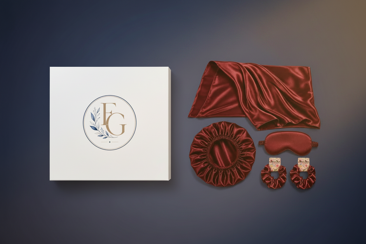 DreamSatin – 5-Piece Satin Look Sleep Set